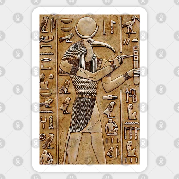 Thoth -Ancient Egyptian deity Sticker by Dashu